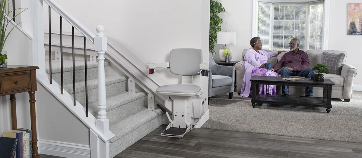 Bruno Elite Curved Indoor Stair Lift - Texas (1 of 1)